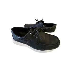 Marco Vitale Men's Black Casual Boat Shoes Loafers Size 8.5